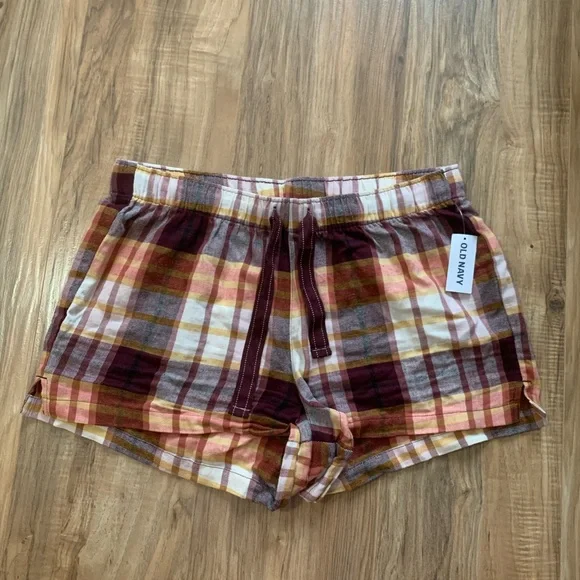 Old Navy Intimates Sleepwear Old Navy Plaid Pj Shorts Poshmark